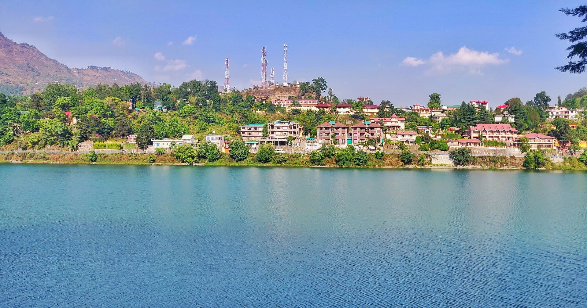 Bhimtal lake near Nainital