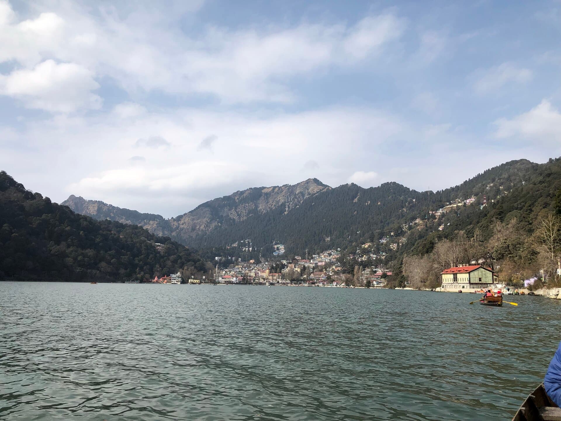 Naini Lake in soft evening light