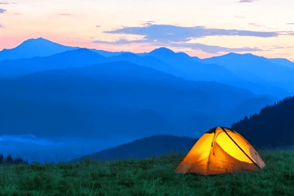 Bonfire night or camping in the hills Ranikhet.