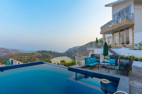 The Lake Hill Villa Bhimtal.