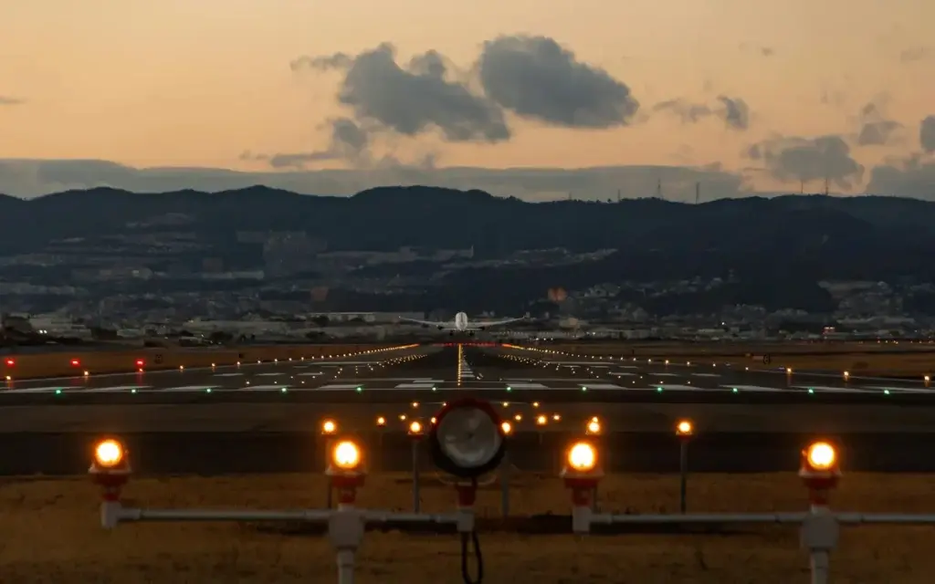 Runway view at Pantnagar Airport, the nearest airport to Nainital in Uttarakhand